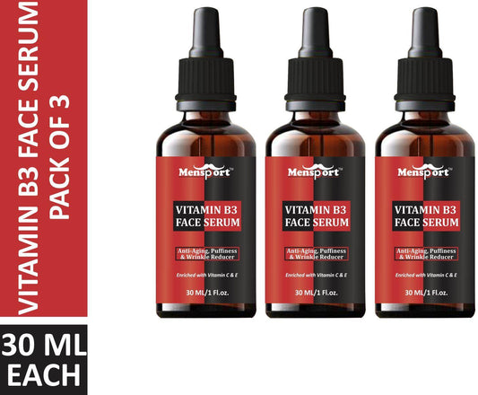 Mensport Vitamin B3 Face Serum (Pack Of 3)