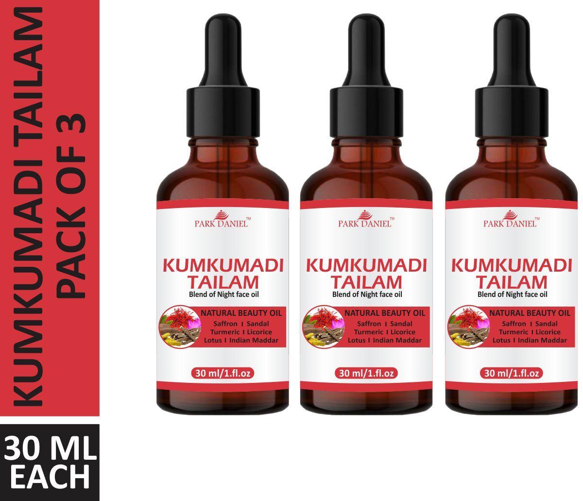 Park Daniel Kumkumadi Tailam Face Oil (Pack Of 3)