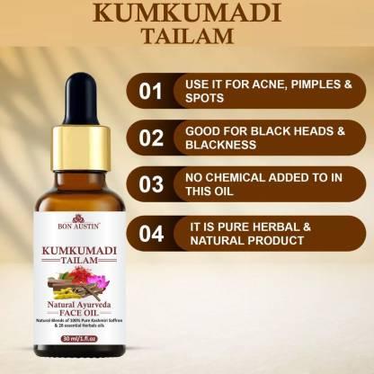 Bon Austin 100% Pure Kumkumadi Tailum Face Oil (Pack Of 4)