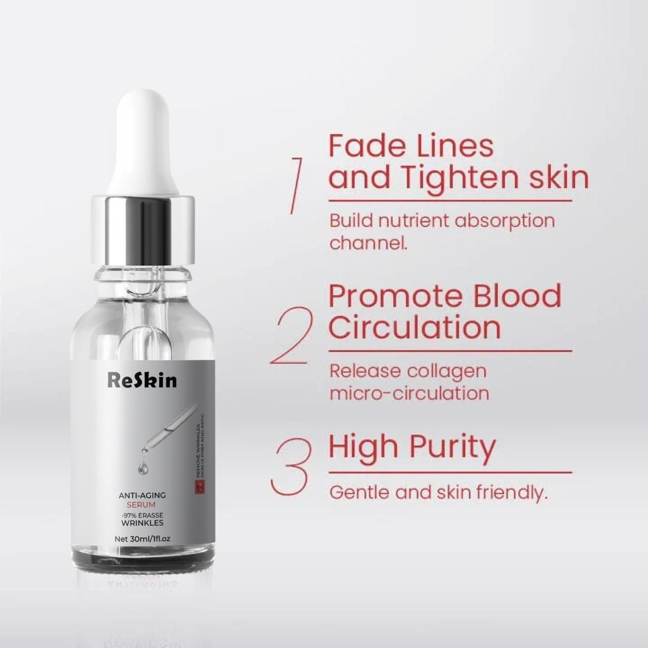 Revitalize Your Skin with Reskin Anti-Aging Face Serum 30ml