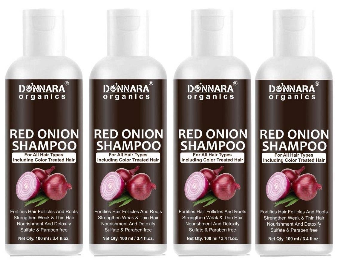 Donnara Organics Red Onion Shampoo (Pack of 4)