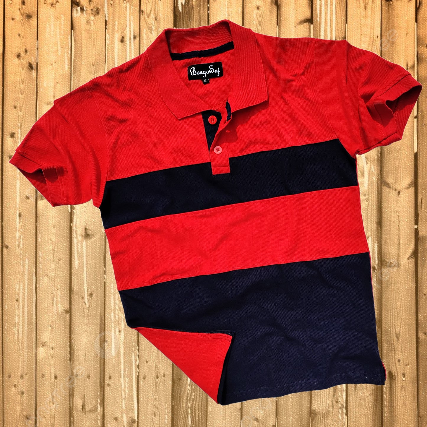 Men stylish T Shirt red and blue premium New
