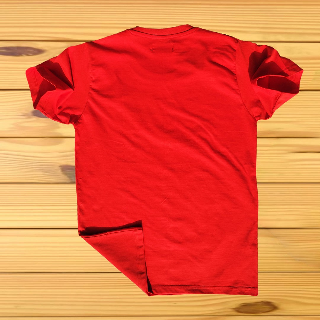 Round neck T Shirt Tomato Red